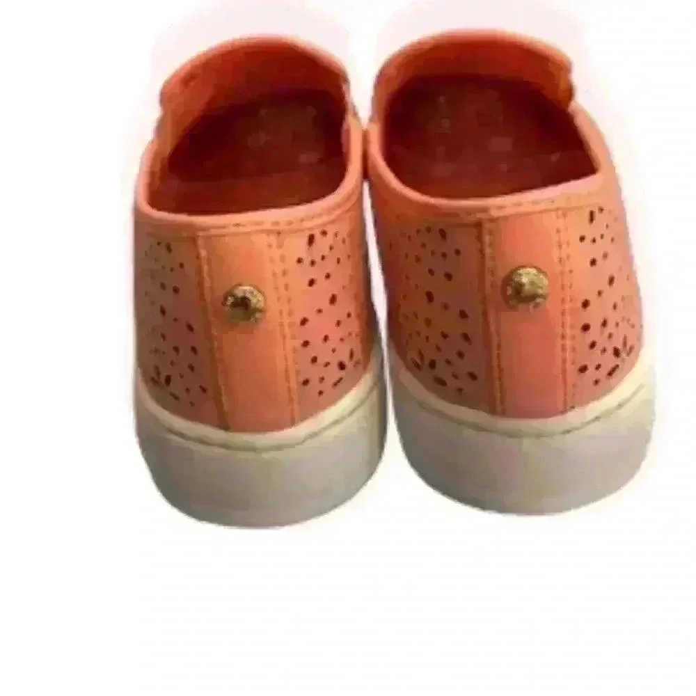Michael Kors Kane leather perforated sneakers